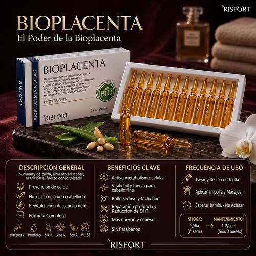 Ampollas Anticaída Risfort – 12 Unidades